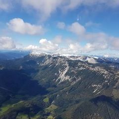 Flugwegposition um 10:10:46: Aufgenommen in der Nähe von Gemeinde Reichenau an der Rax, Österreich in 2127 Meter